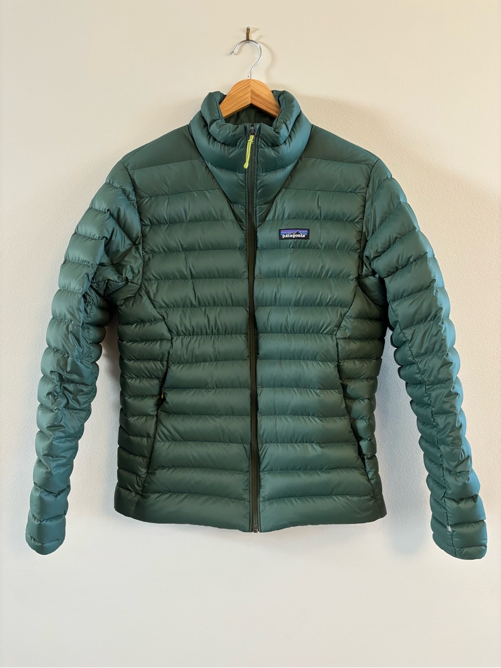 Patagonia Men's Down Puffer Jacket in Forest Green